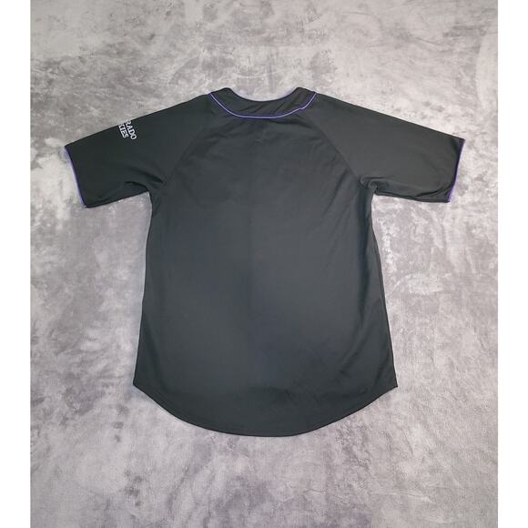 Colorado Rockies Sz M Jersey MLB Major League Baseball Dynasty Series Ca17-43 - Picture 5 of 6